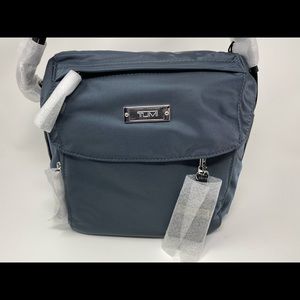 TUMI Lugano Messenger Crossbody Bag in Slate Gray